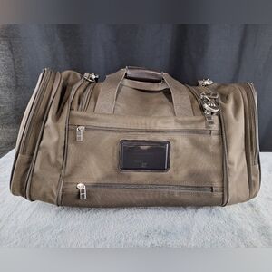 Metro XF Brown Weekender Duffel - Brown Nylon, Multi-Pocket Design, Combo Lock